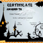 Halloween Costume Award Certificates … | Free Halloween Inside Halloween Certificate Template