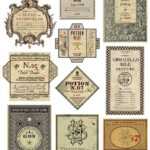 Harry Potter Graphic Design Labels | Harry Potter Potions Pertaining To Harry Potter Potion Labels Templates