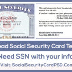 How To Add Signature On Ssn Psd File Pertaining To Social Security Card Template Photoshop