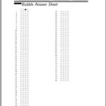 How To Generate A Dynamic Bubble Answer Sheet For Multiple Pertaining To Blank Answer Sheet Template 1 100