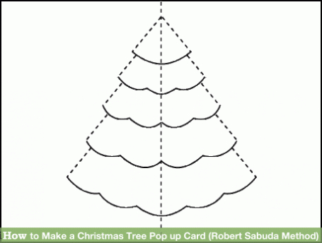 How To Make A Christmas Tree Pop Up Card (Robert Sabuda Intended For Pop Up Tree Card Template