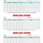 Infant & Toddler Daily Reports – Free Printable | Himama Throughout Daycare Infant Daily Report Template