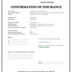 Insurance Liability Certificate Template – Microsoft Word With Proof Of Insurance Card Template
