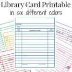 Library Card Printable – Make Your Own Library Book Cards In Inside Library Catalog Card Template