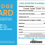 Mhluzi Building Pledge | Card Templates Printable, Card regarding Church Pledge Card Template