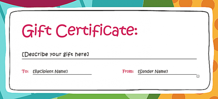 Microsoft Gift Certificate Template Free Word (3 With Microsoft Gift Certificate Template Free Word