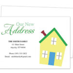 Moving Announcements : Onward Moving Announcement Card regarding Free Moving House Cards Templates