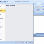 Ms Word 2007: Open A Template Regarding Button Template For Word