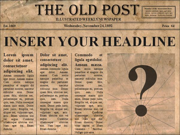Newspaper Template – 9+ Download Free Documents In Pdf , Ppt Throughout Blank Old Newspaper Template