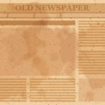 Old Newspaper Layout Vector – Download Free Vector Art Throughout Blank Old Newspaper Template