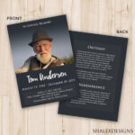 Our Favorite (Actually!) Free Funeral Program Templates Inside Memorial Brochure Template