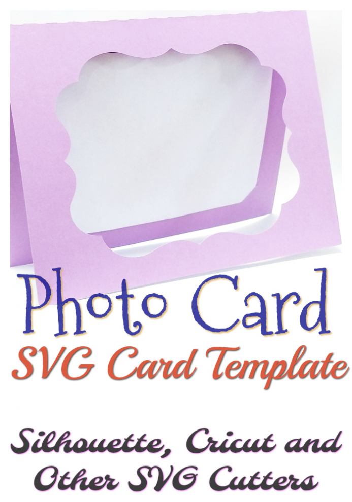 Photo Card – Free Svg Card Template #silhouettecameo #circut For Free Svg Card Templates