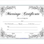 Pin On Certificate Design within Certificate Of Marriage Template