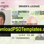 Pin On Driver's License Regarding Georgia Id Card Template