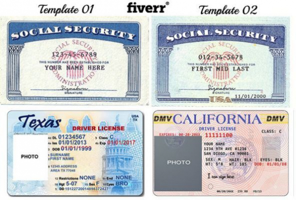 Pin On Driving License With Texas Id Card Template