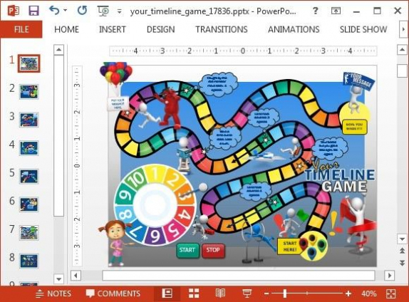 Powerpoint Board Game Template Animated Board Game Regarding Powerpoint Template Games For Education