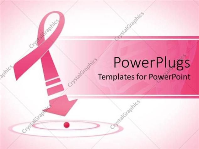Powerpoint Template: Breast Cancer Awareness Pink Ribbon Pertaining To Free Breast Cancer Powerpoint Templates