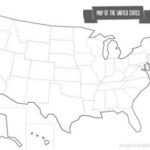 Printable Map Of The Usa – Mr Printables | Printable Maps Pertaining To Blank Template Of The United States