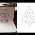 Snowman And Christmas Tree Pop Up Card, Kirigami Tutorial In Pop Up Tree Card Template