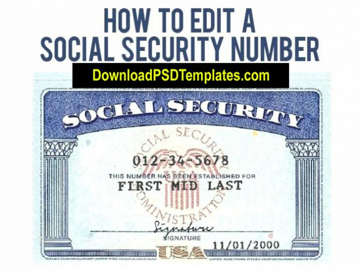 american ssn photoshop psd file free download
