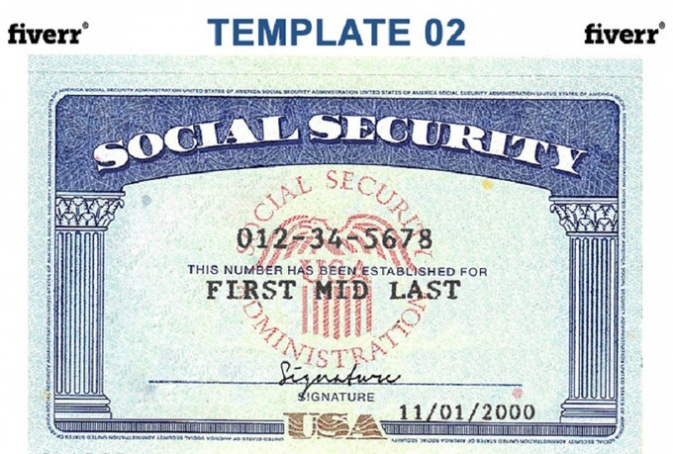 Social Security Numbers & Wa State Id Cards | Uw Tacoma Intended For Social Security Card Template Pdf
