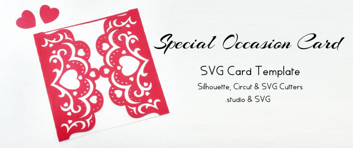 Special Occasion Card – Free Svg Card Template With Regard To Free Svg Card Templates