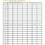 Study Time Table Template Worksheet | Revision Timetable Intended For Blank Revision Timetable Template