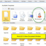 Templates In Microsoft Word – One Of The Tutorials In The With Button Template For Word