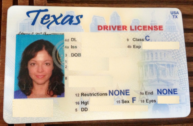 Texas Drivers License Font Managementrenew With Regard To Texas Id Card Template Sample