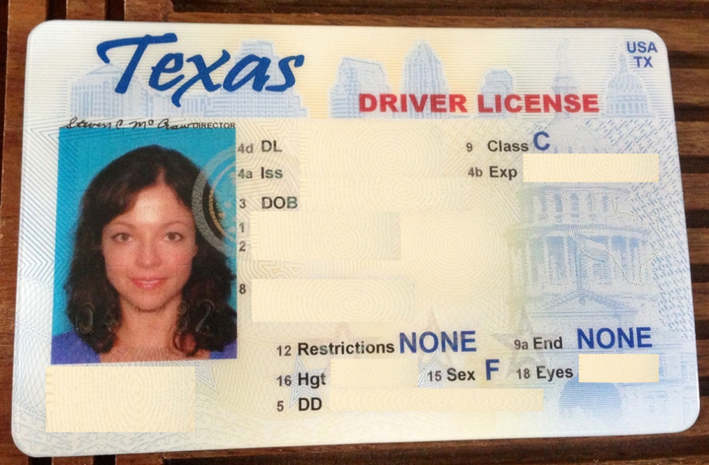 Texas Drivers License Font – Managementrenew With Regard To Texas Id Card Template