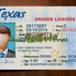 Texas Drivers License Template Photoshop With Texas Id Card Template