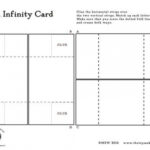 The Infinity Card | Infinity Card, Card Making Templates Inside Card Folding Templates Free