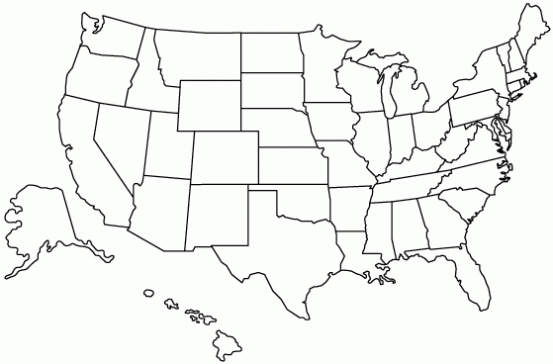 This Site Has Every Outline Map You Will Ever Need! They With Blank Template Of The United States
