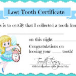 Tooth Fairy Certificate Free Printable! - Simplygloria with Free Tooth Fairy Certificate Template