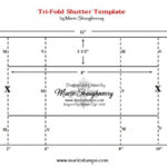 Tri Fold Shutter Card Template | Tri Fold Cards, Trifold In Card Folding Templates Free