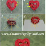 Valentine's Day Pop Up Card: 3D Heart Tutorial - Creative with regard to Twisting Hearts Pop Up Card Template