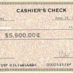 We Accept Cashier Checks. | Cashier's Check, Printable Regarding Cashiers Check Template