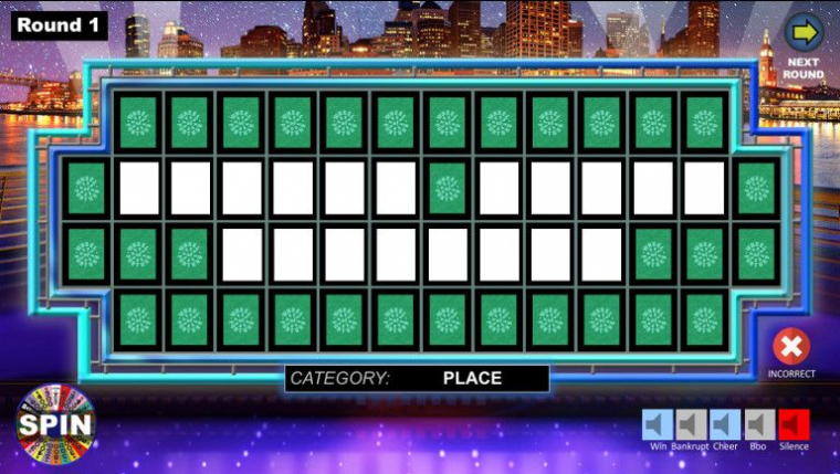 Wheel Of Fortune Game Board Powerpoint | Wheel Of Fortune With Regard To Wheel Of Fortune Powerpoint Game Show Templates