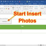Word Template: Insert Photos Into Multi Column Table Within Button Template For Word