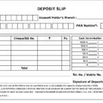 10 Bank Deposit Slip Templates & Examples ᐅ TemplateLab Regarding Generic Deposit Slip Template