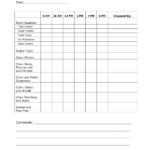 10 Best Bathroom Schedule Printable - printablee.com Throughout Commercial Bathroom Cleaning Checklist Template