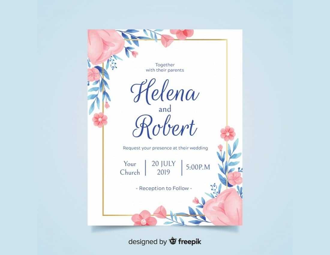 10+ Best Free Invitation Templates  Design Shack Within Wedding Invitation Flyer Template Throughout Wedding Invitation Flyer Template