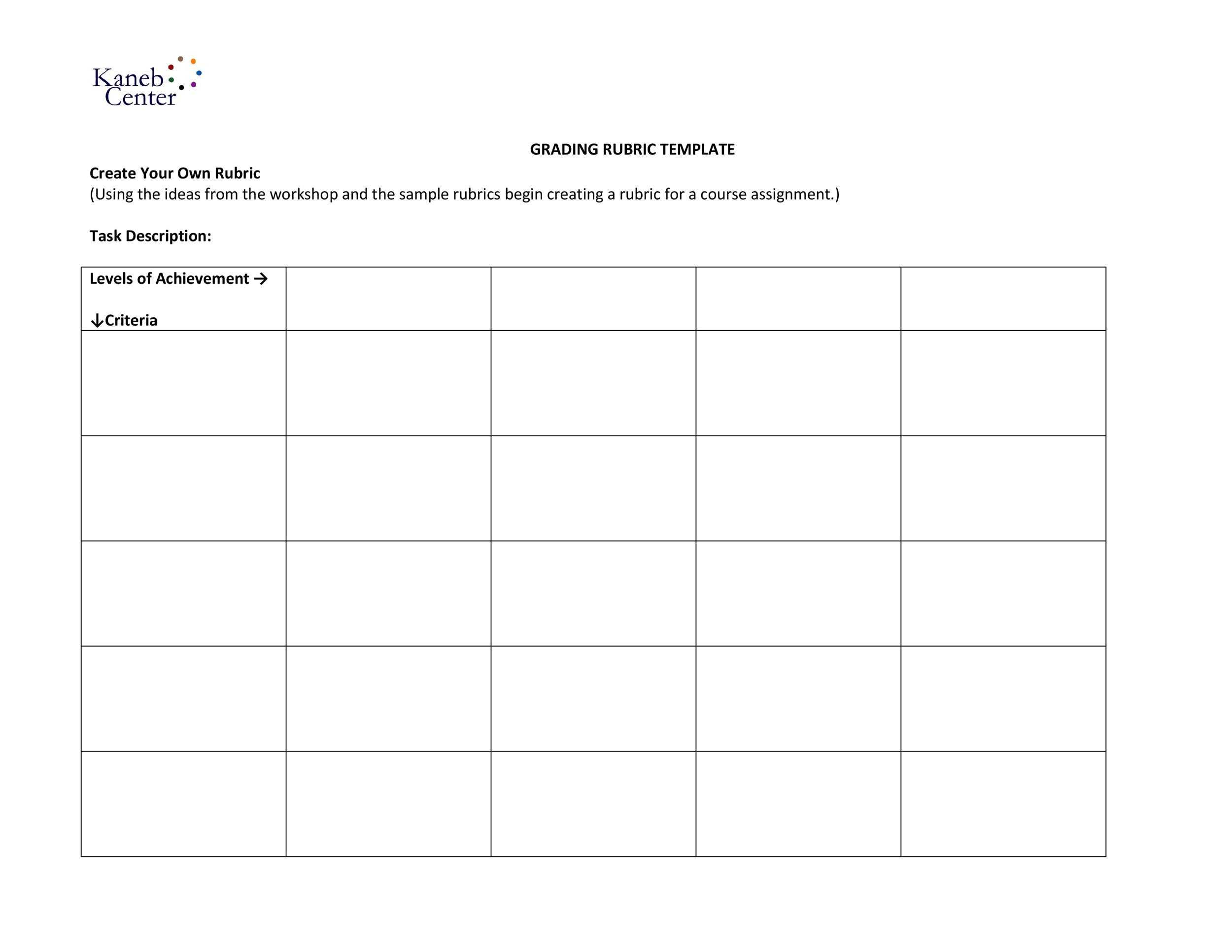 10 Editable Rubric Templates (Word Format) ᐅ TemplateLab Throughout Checklist Rubric Template Throughout Checklist Rubric Template