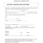 10 Effective Security Deposit Return Letters [MS Word] ᐅ TemplateLab Regarding Return Of Security Deposit Form Letter
