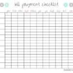 10 Free Bill Pay Checklists & Bill Calendars (PDF, Word & Excel) For Bill Payment Checklist Template