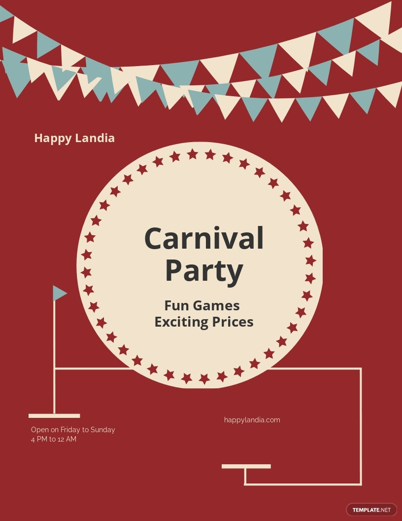 10+ FREE Carnival Flyer Templates [Customize & Download  Intended For Carnival Themed Flyer Template In Carnival Themed Flyer Template