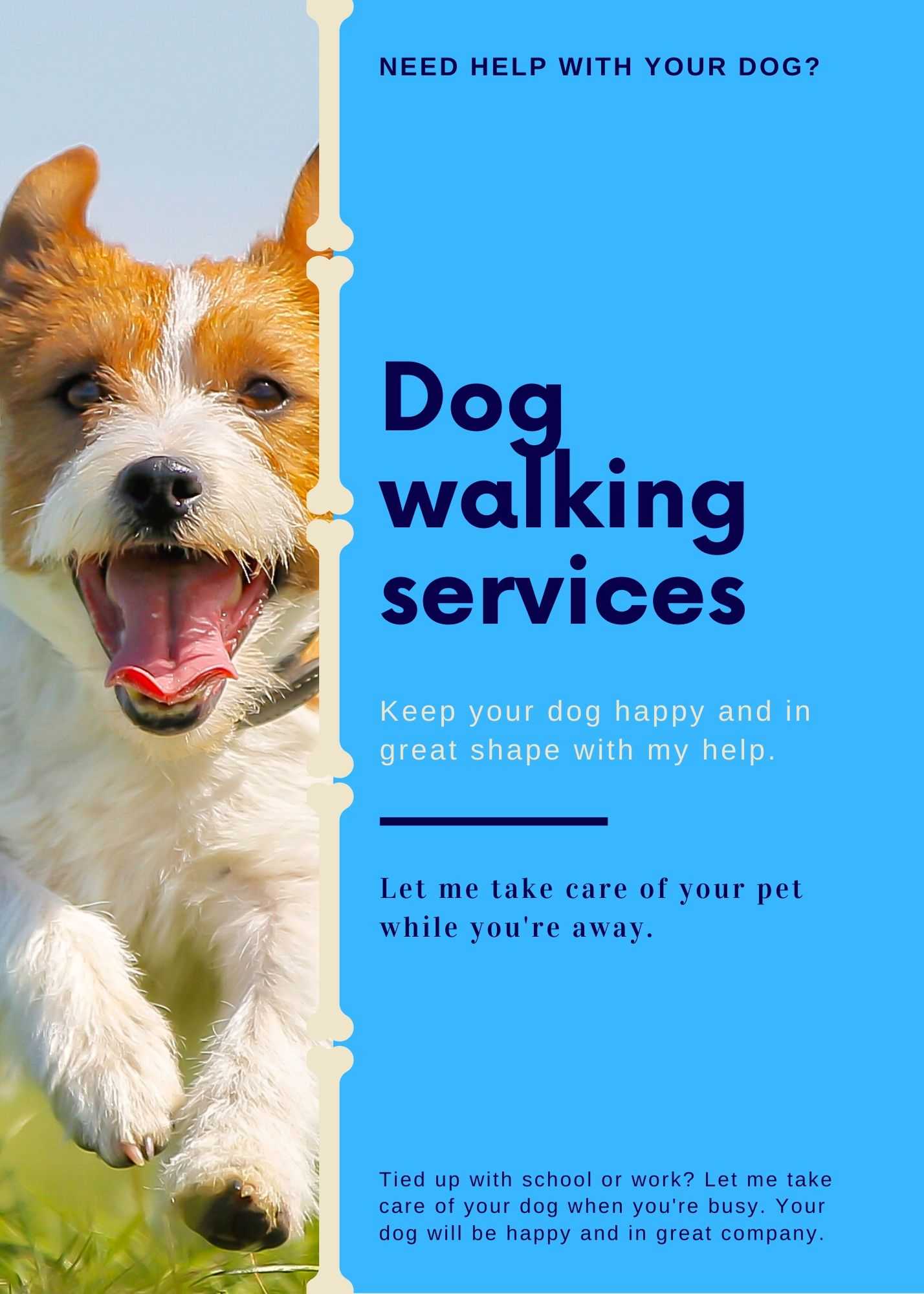 10+ Free Dog Walking Flyer Templates  Download Templates Pertaining To Pet Care Flyer Template Pertaining To Pet Care Flyer Template