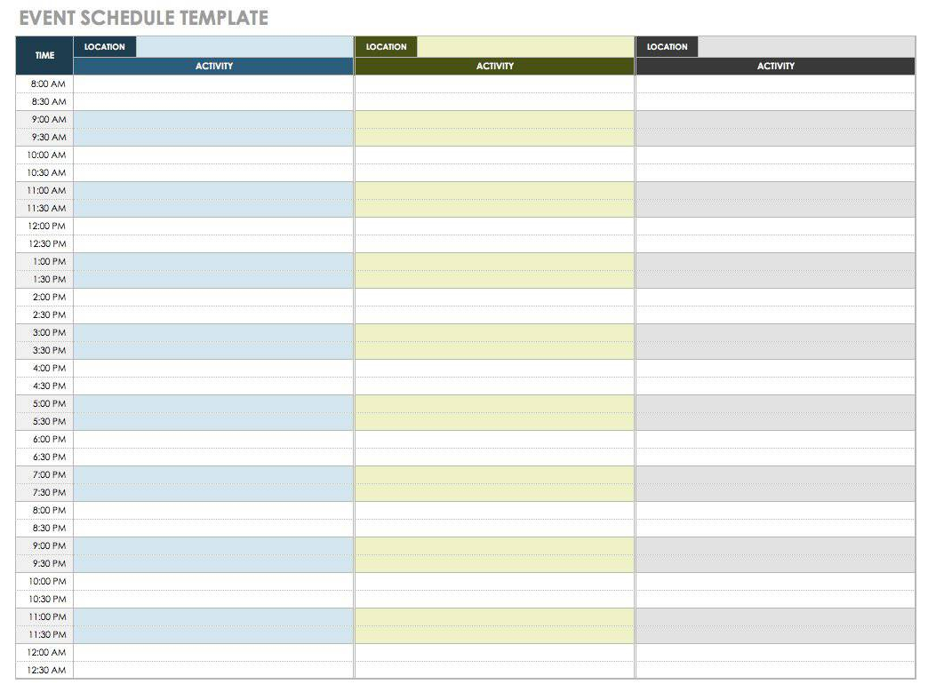 10 Free Event Planning Templates  Smartsheet Inside Timeline Checklist Template Intended For Timeline Checklist Template