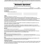 10+ Free Roommate Agreement Templates & Forms (Word, PDF) Inside Security Deposit Agreement Between Roommates