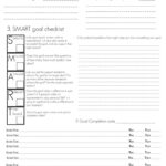 10 Free SMART Goal Setting Worksheets And Templates Pertaining To Goal Setting Checklist Template